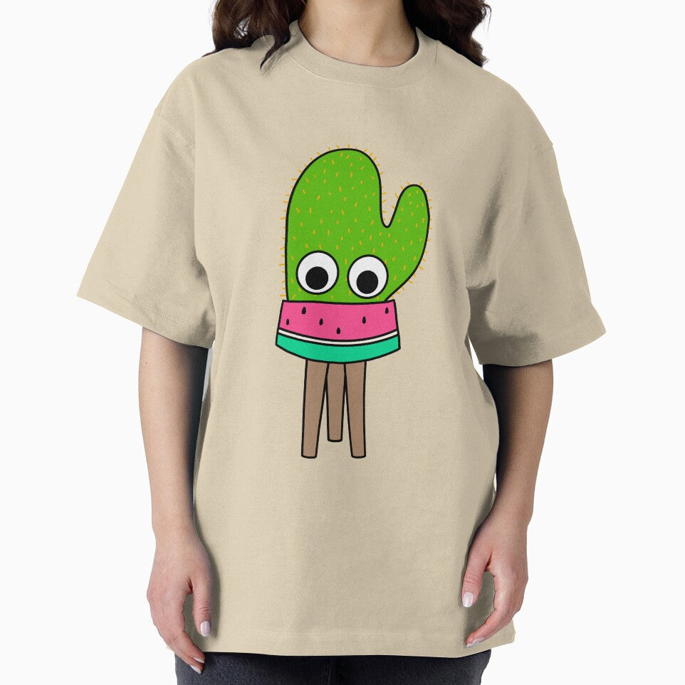 Cute Cactus Design #234: Cute Cactus In Watermelon Planter by DreamCactus
