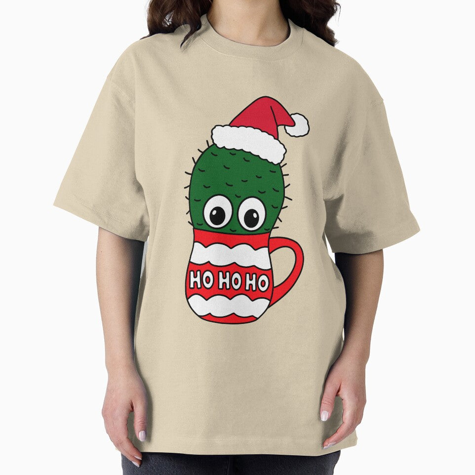 Cute Cactus Design #323: Cactus With A Santa Hat In A Christmas Mug by DreamCactus