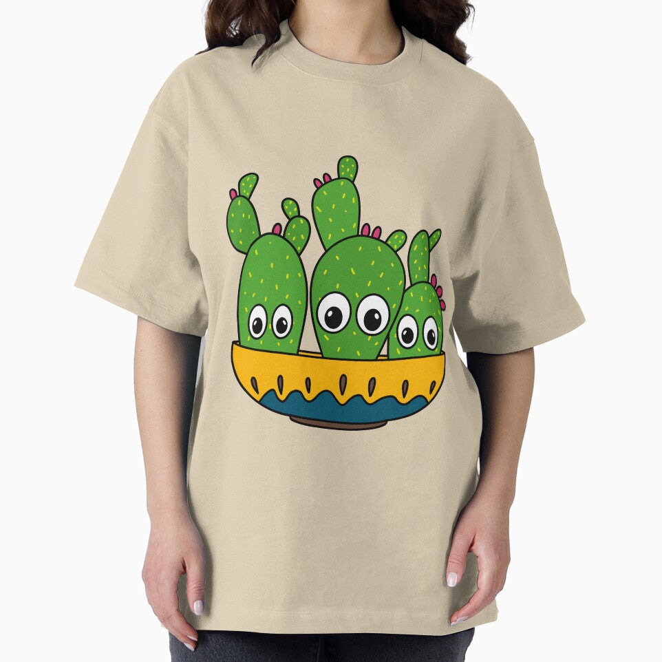 Cute Cactus Design #265: Cacti Bunch In A Bowl Planter by DreamCactus