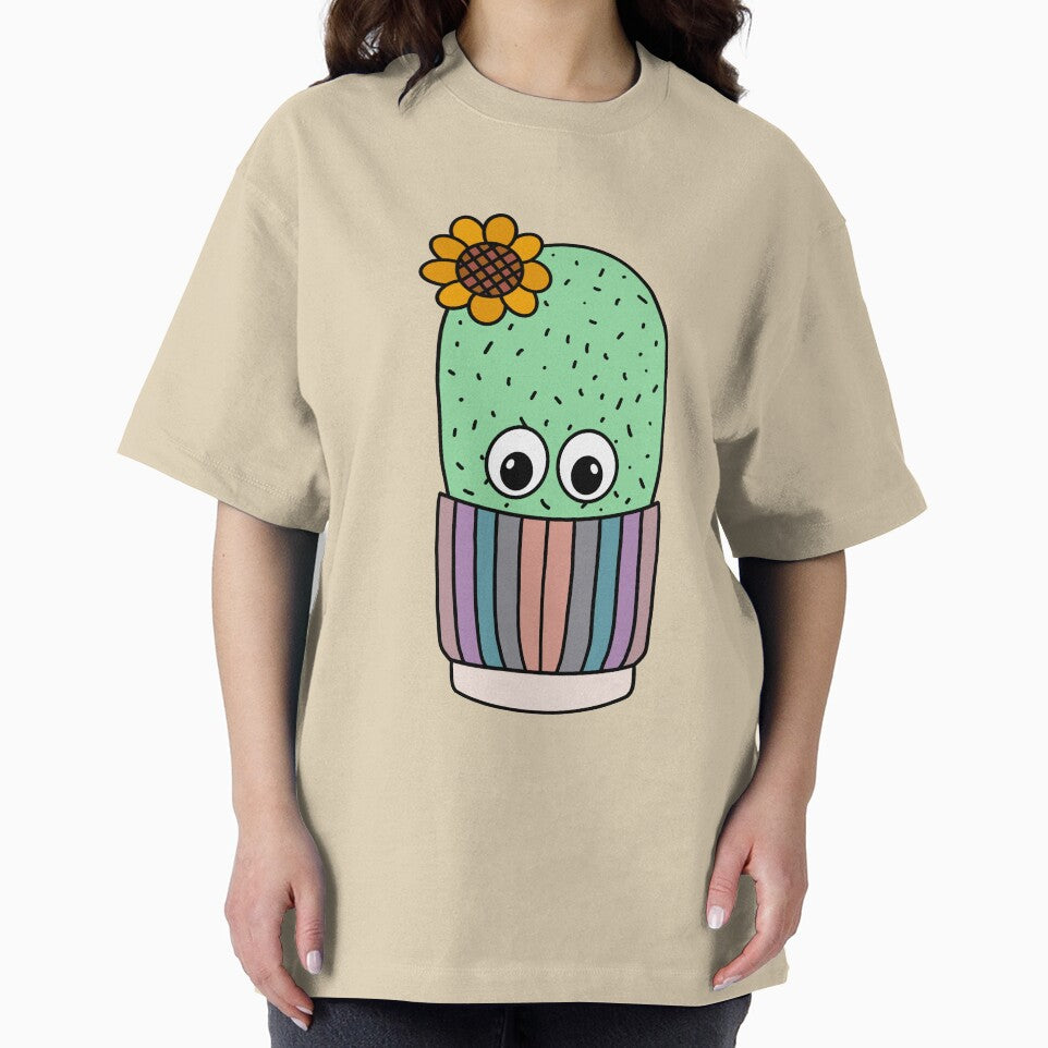 Cute Cactus Design #297: Pretty Cactus In Shabby Chic Pot by DreamCactus