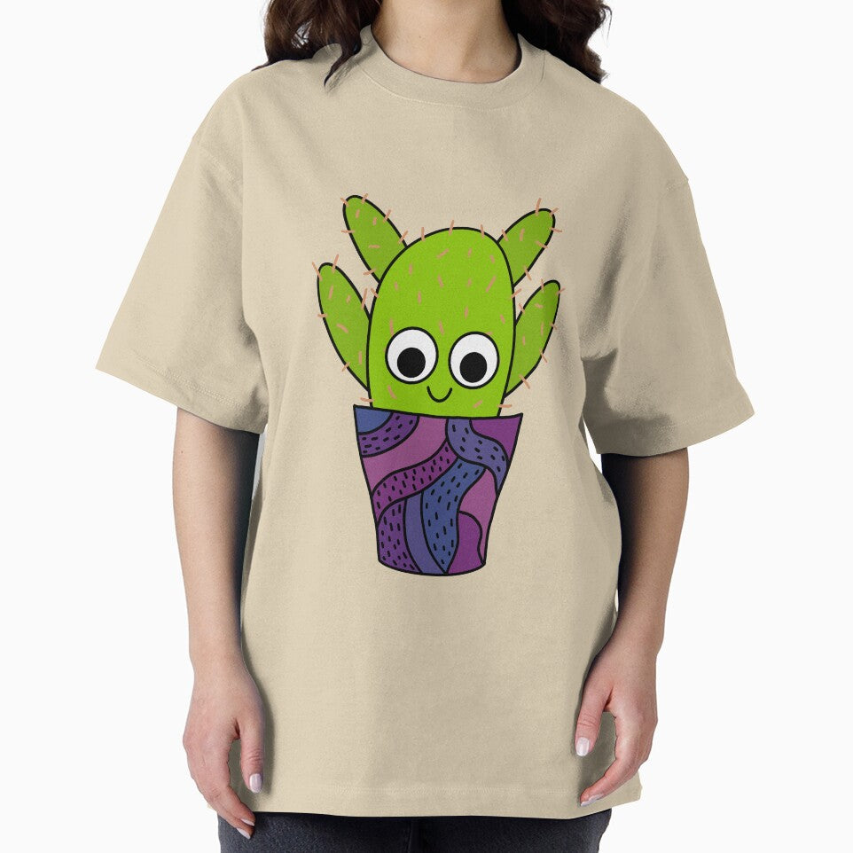 Cute Cactus Design #251: Thorny Cactus In Cute Pottery by DreamCactus