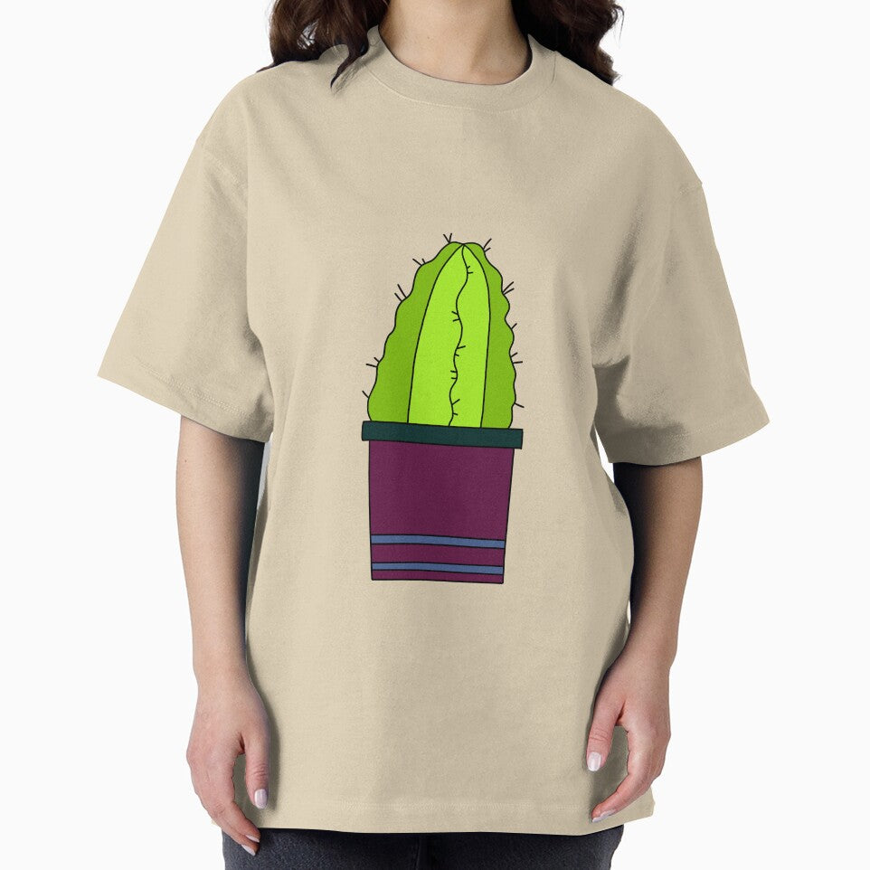Cute Cactus Design #51: Purple Pot Cactus by DreamCactus