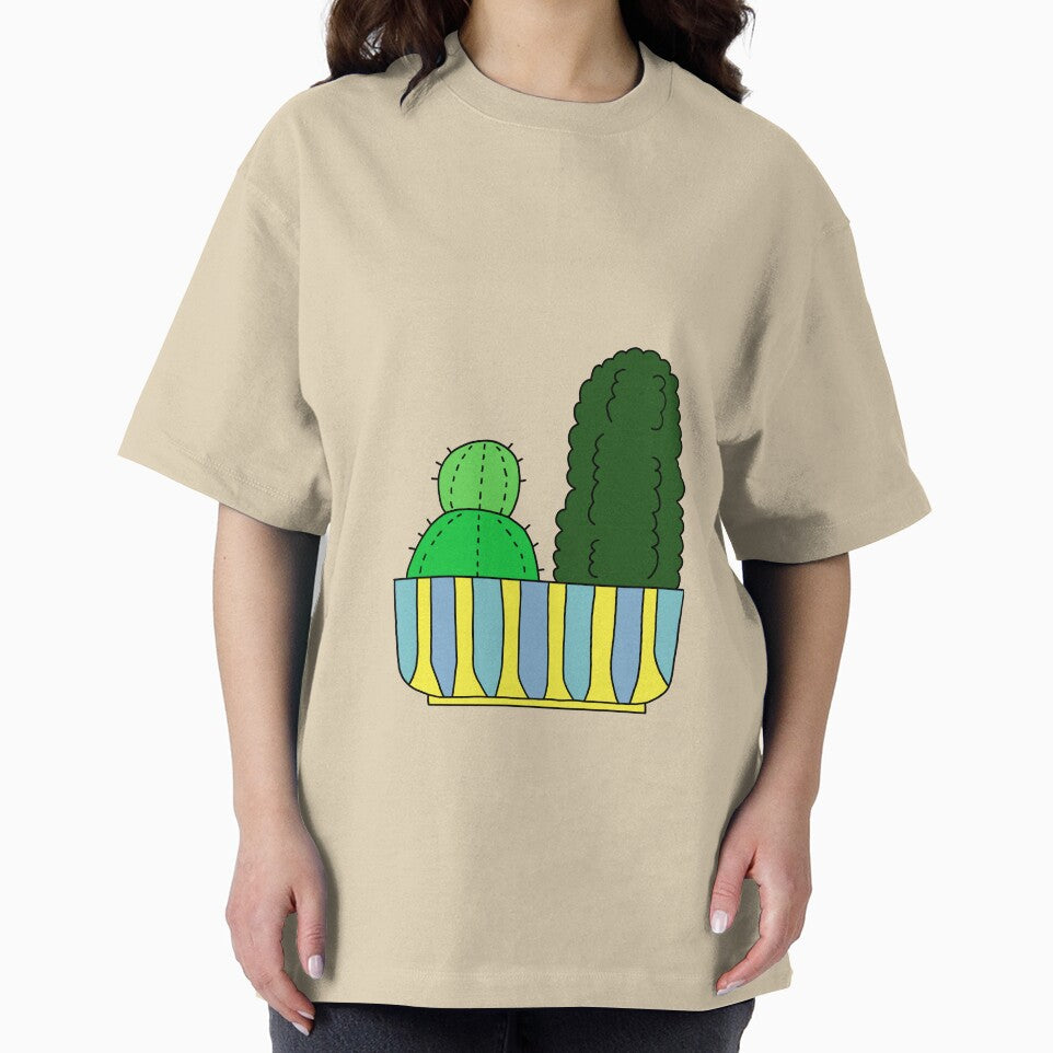 Cute Cactus Design #75: Different But Happy Together Cacti by DreamCactus