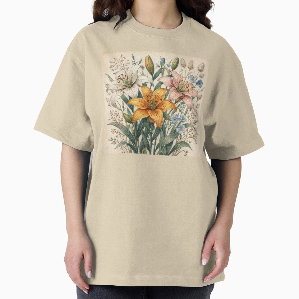 Vintage Lily Botanical Illustration by Rutvain