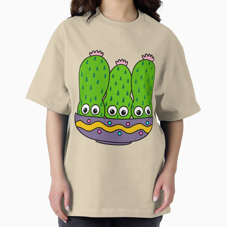 Cute Cactus Design #266: Cacti Bunch In Pretty Bowl by DreamCactus