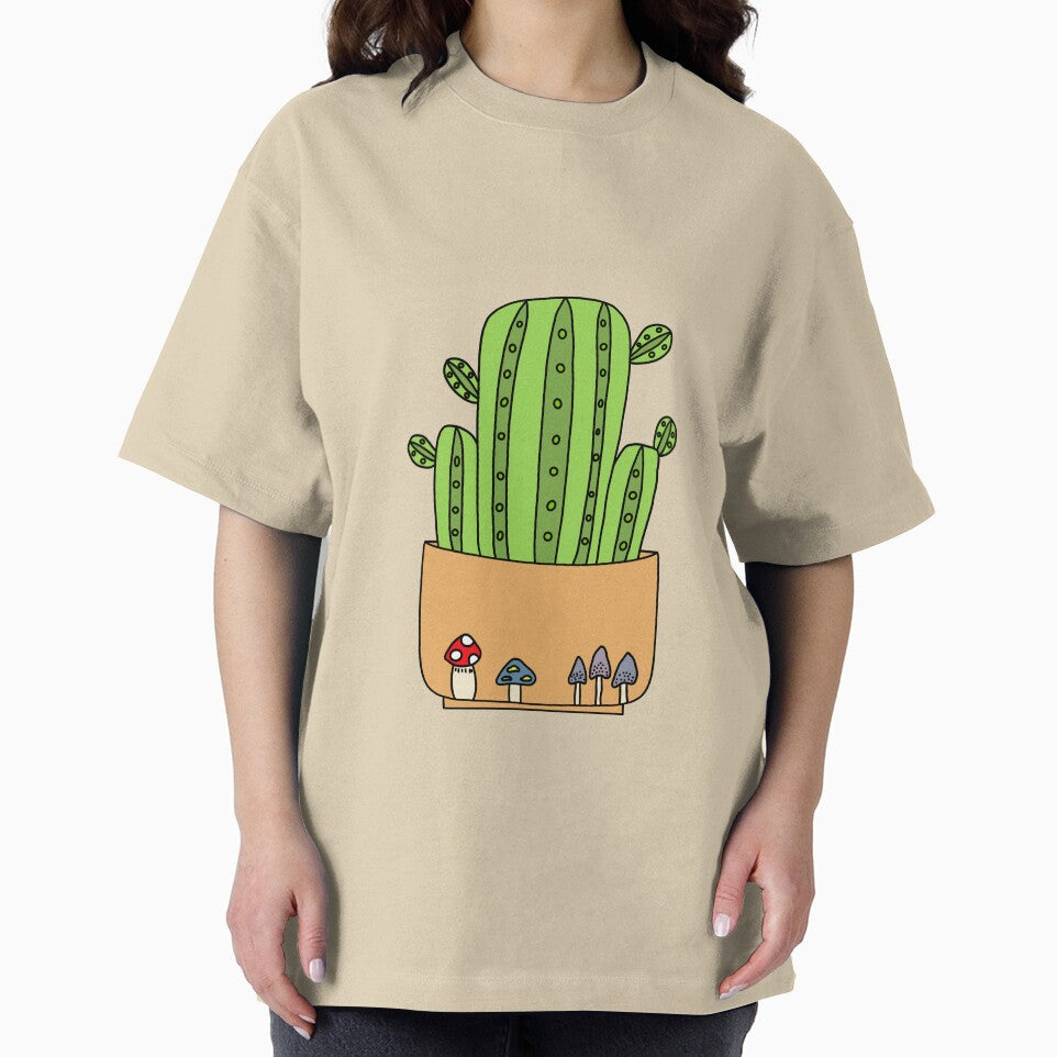 Cute Cactus Design #84: Mush-Room For Cacti by DreamCactus