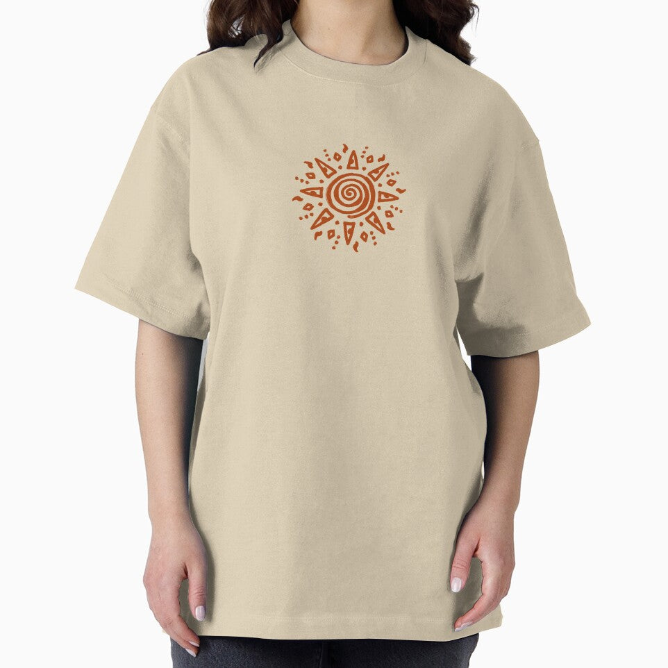 Orange Spiral Sun by SpannerDesigns