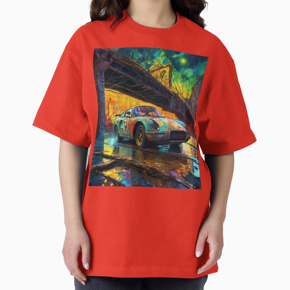 "Graffiti Rush: Racing Through the Neon Underpass" by Artisticanvas