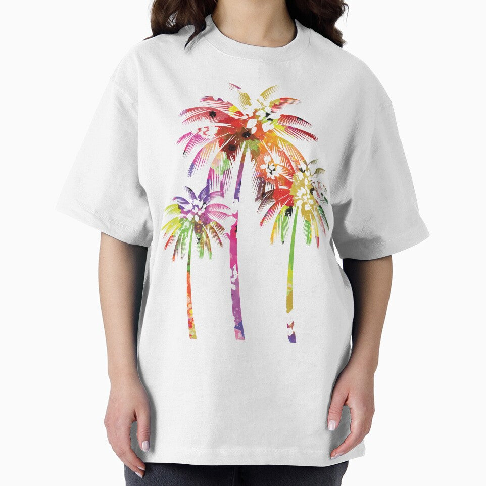 Patterned Palm Tree by Unaiza Khalid