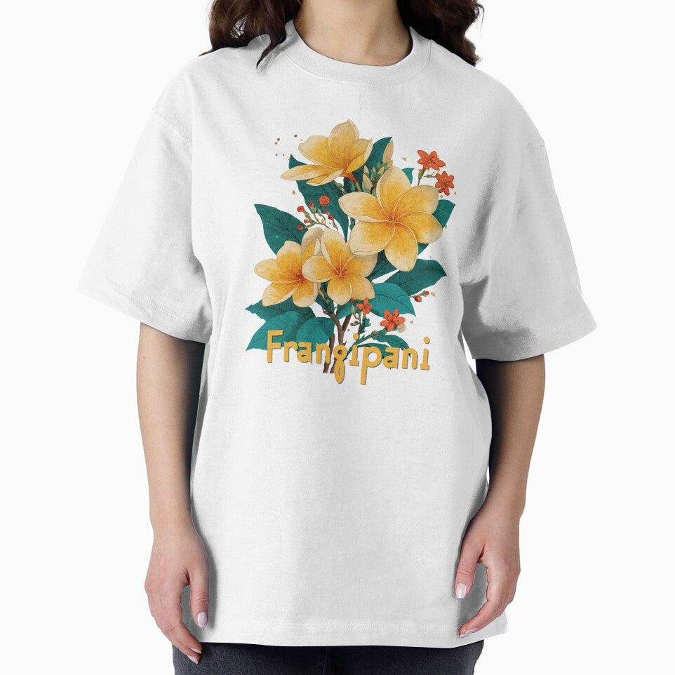 Frangipani – Tropical Bloom Illustration by ForeverPrintsOK