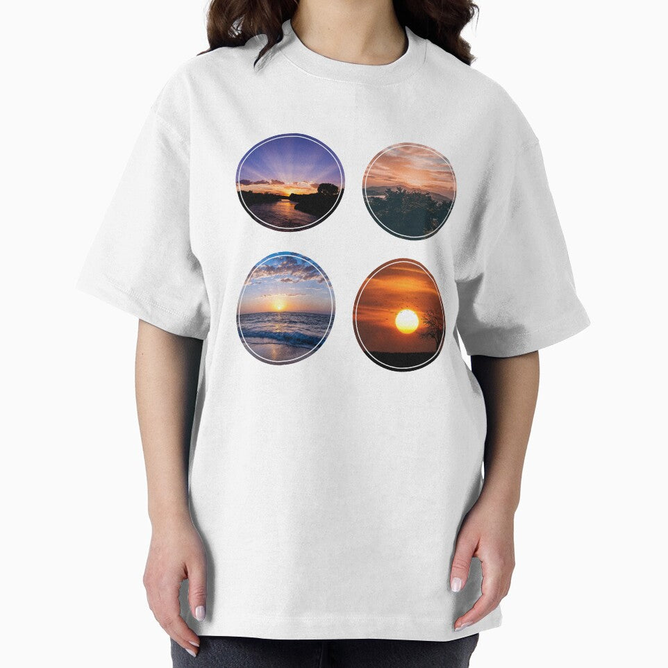 Beautiful Glowing Golden Beach Mountain Savanna River Sunsets by thecooltable