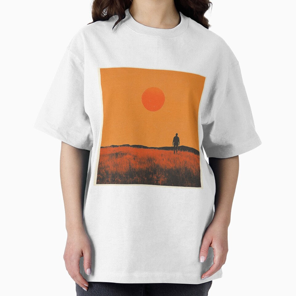 Sunset in a grass field by Zen Lael