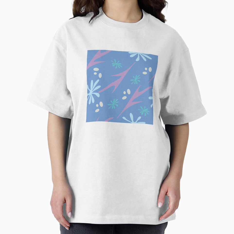 Mid-Century Drift - Soft Blue by trieschman