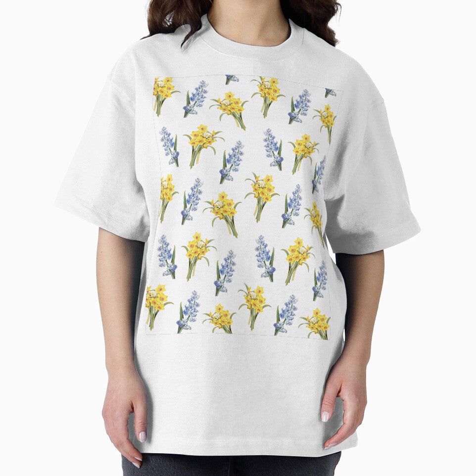 Daffodil and hyacinth spring flowers by LittleBettyMakes