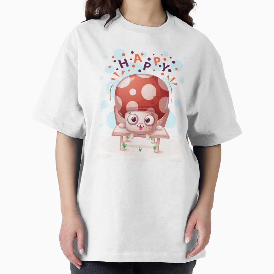Happy Cute Cartoon Mushroom - Mushroom Meme by ildafdhome