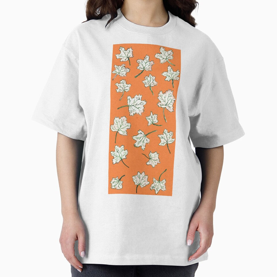 leaves pattern - orange by KarolinaSt