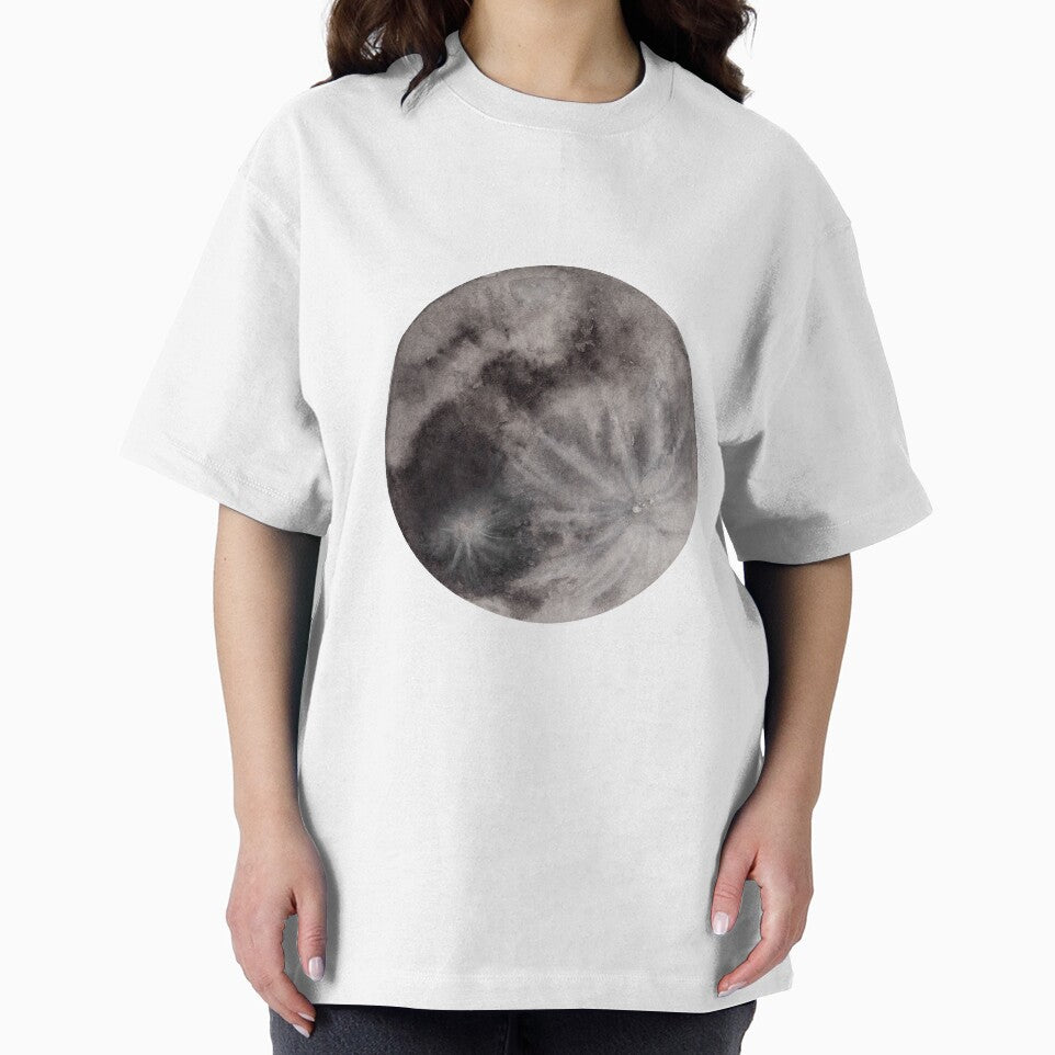 Watercolor Full Moon by EtherealSkyShop