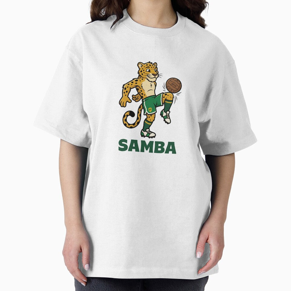 Retro Brazil Soccer Jaguar Premium Mascot Sticker by Mr-wow