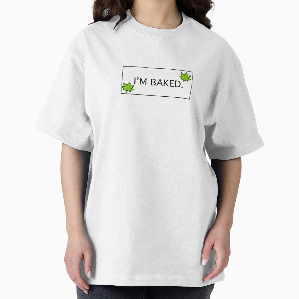 “I’m Baked” pot leaf cannabis sticker getting high humor Mary Jane  marijuana by OneCatShop