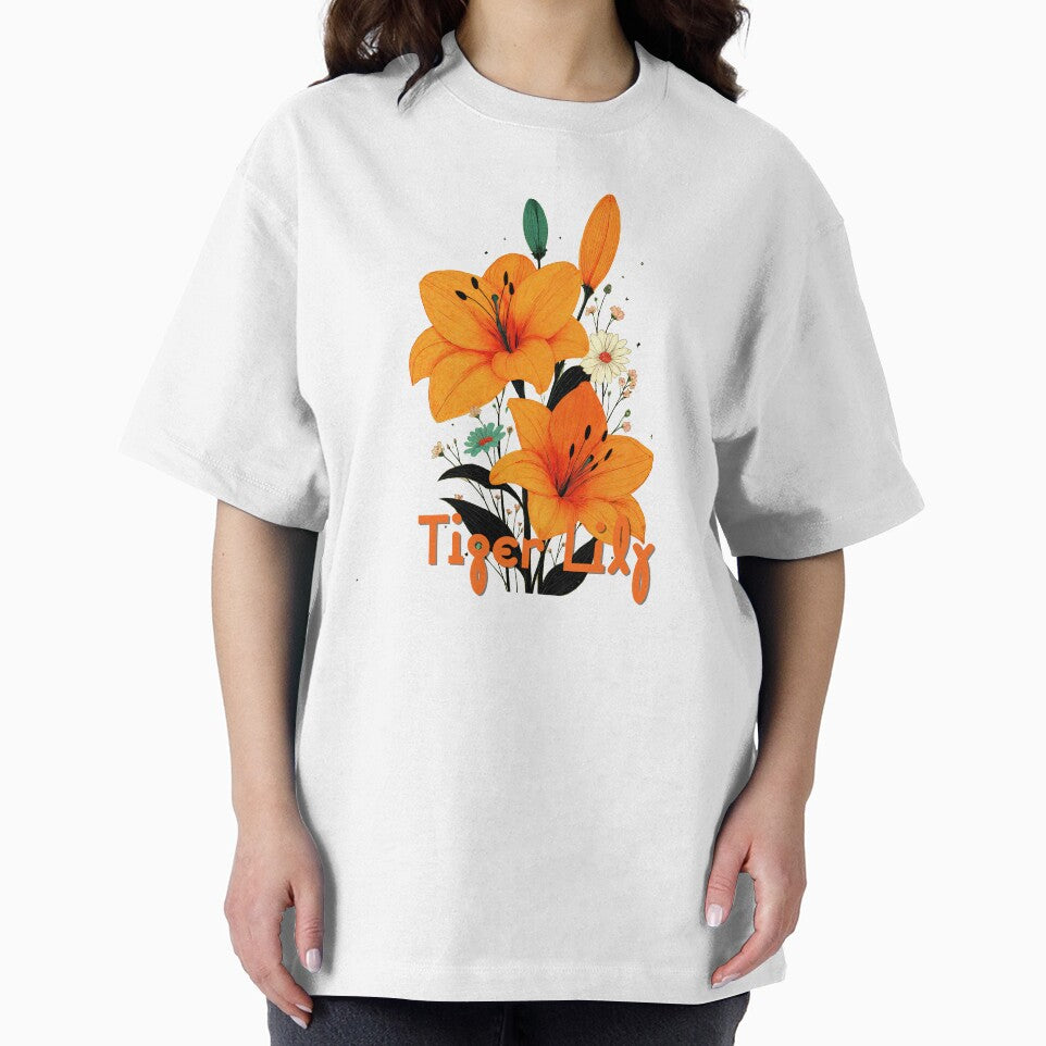 Tiger Lily Bloom Botanical Radiance by ForeverPrintsOK