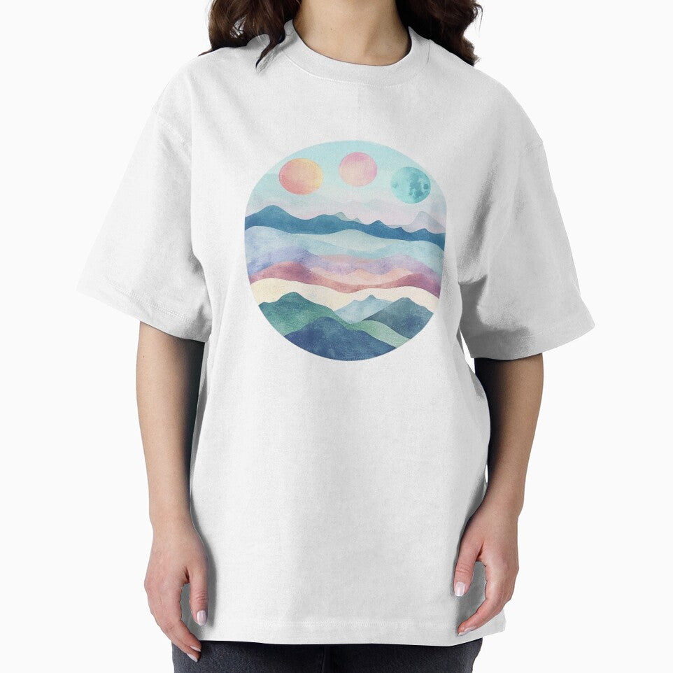 Soft Pastel Moon Phases | Celestial Circle Design | Evening Sky Aesthetic by Dream Circuit