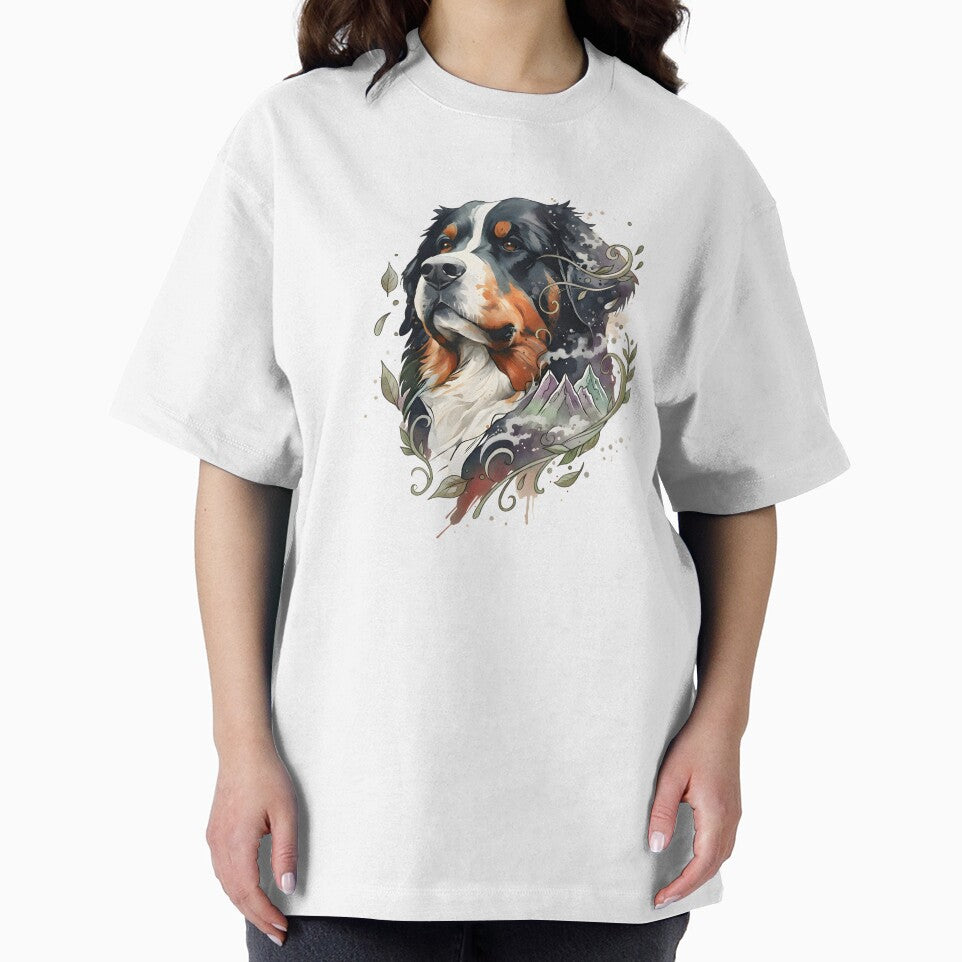 Bernese Mountain Dog | Colorful Watercolor Design #20 by MatsurexDesigns
