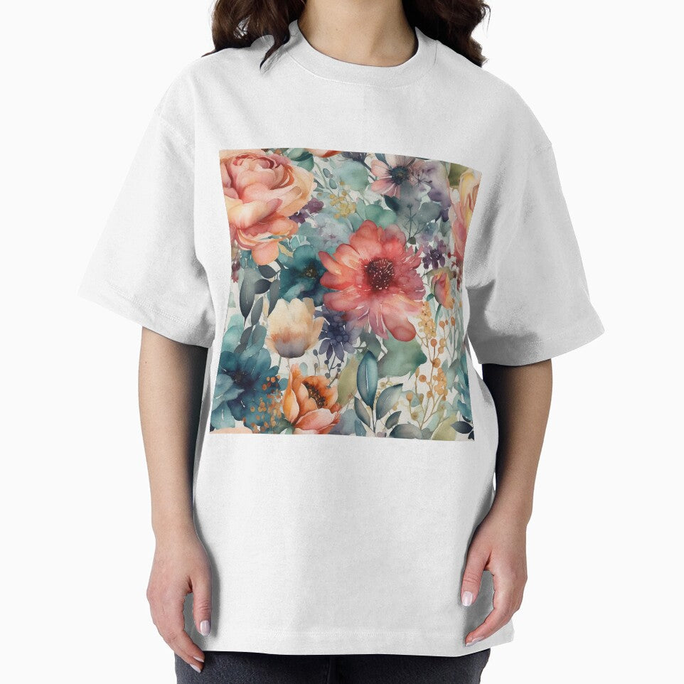 Springtime Floral Blooms 2 : Watercolor Floral Seamless Pattern for DIY Crafts and Home Decor by Shadi Rosenow