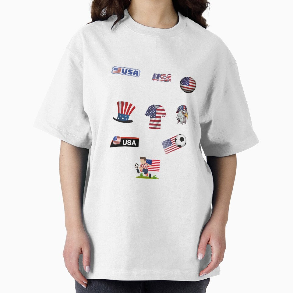 USA Soccer Patriotic Sticker Pack by KAWAII STUDIO NB