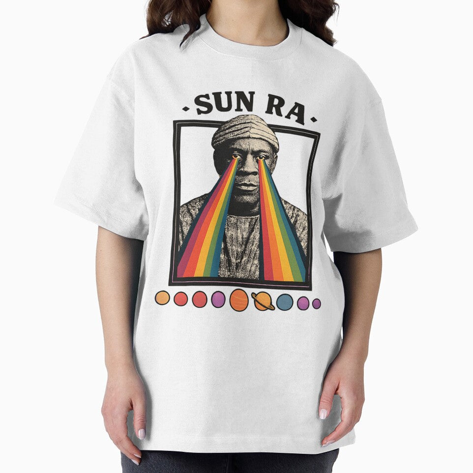 Sun Ra Psychedelic Rainbow Gaze by HermasyahTeee