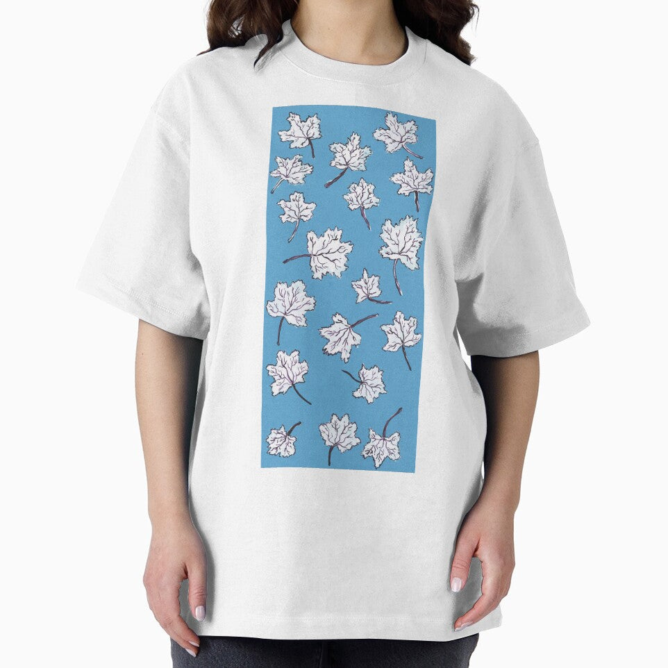 leaves pattern - blue by KarolinaSt