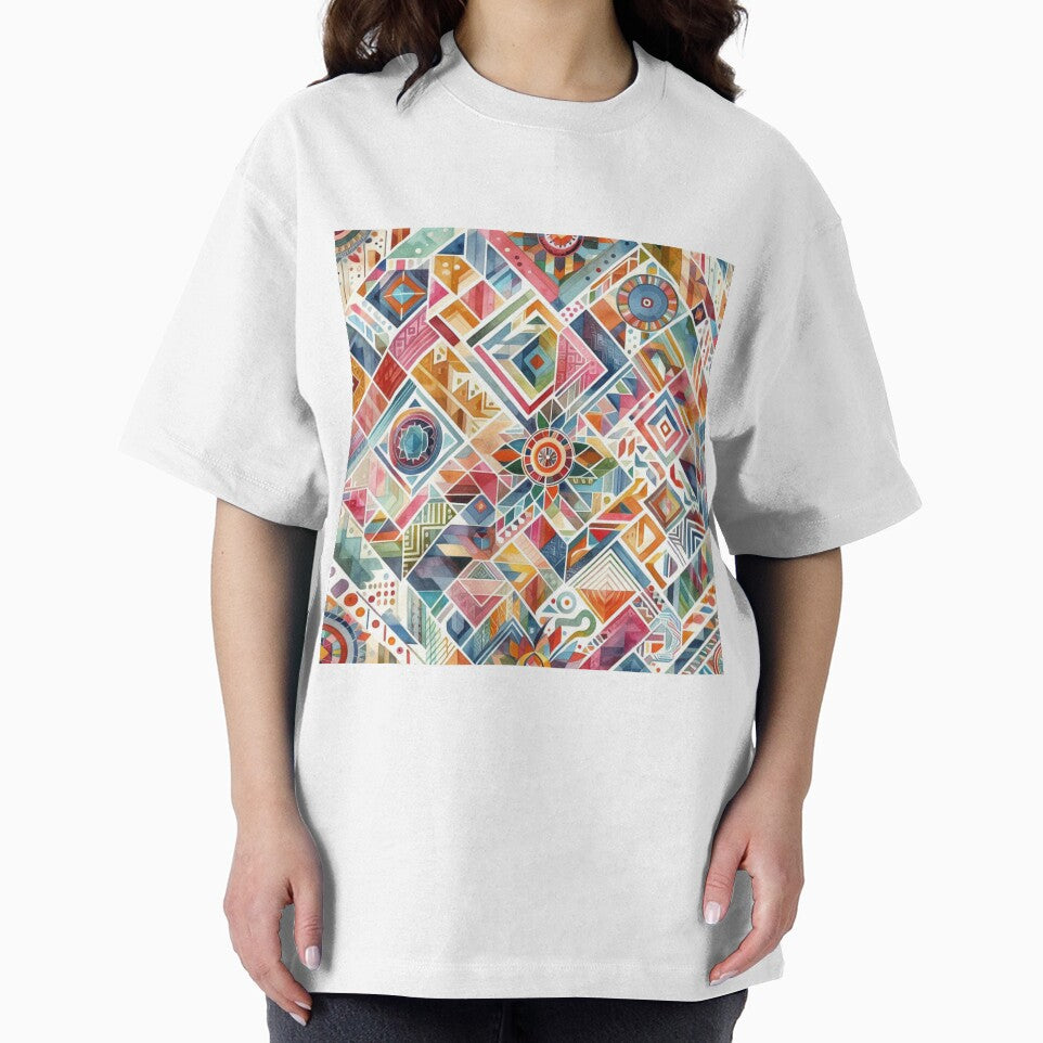 seamless geometric floral pattern by Dominika Farkašová
