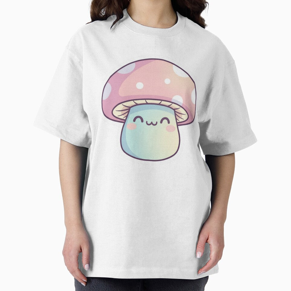Pastel Kawaii Mushroom by Melissa Conner