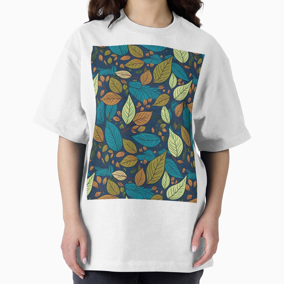 Modern Minimalist: A minimalist pattern with simple, geometric leaf shapes in muted tones, perfect for a contemporary look. by Grang Art Artistic Designs
