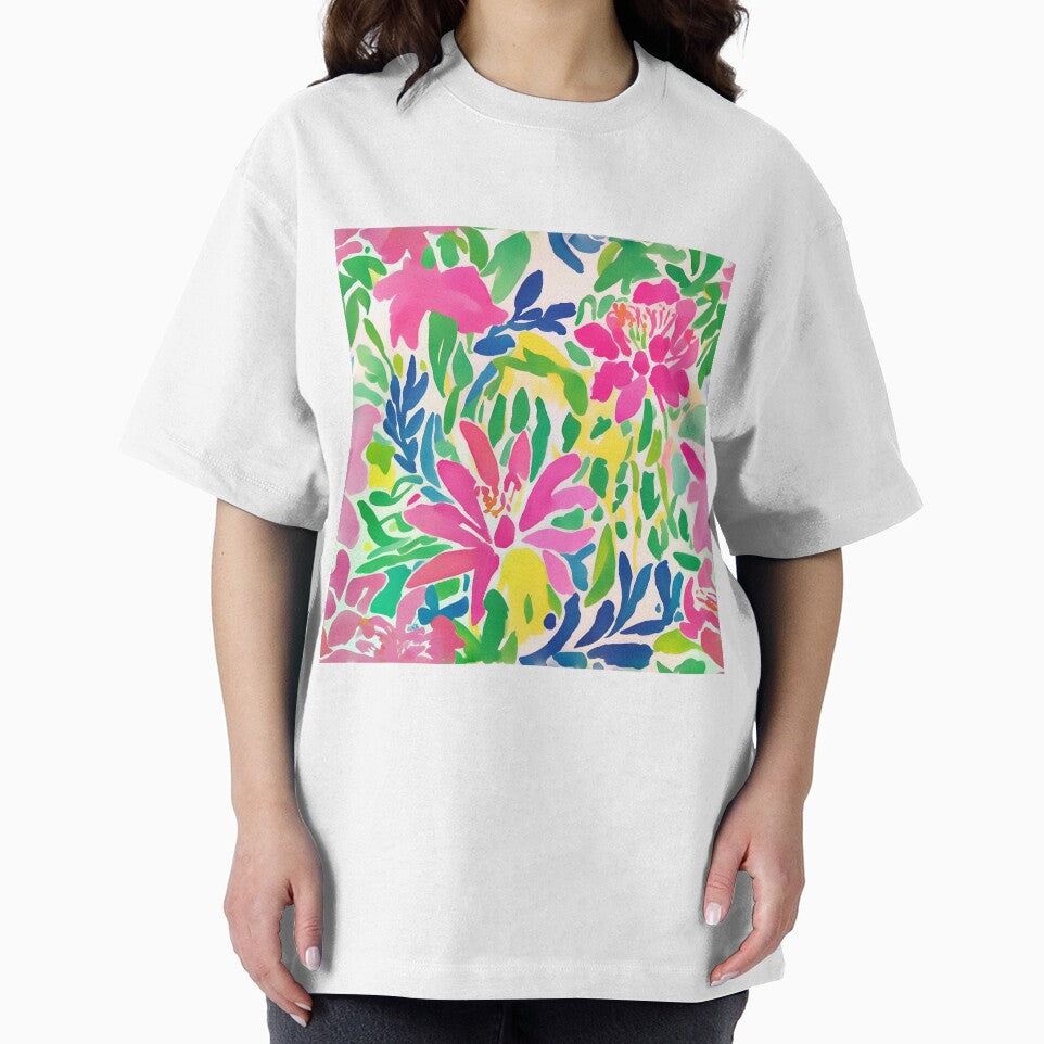 Summer garden abstract floral by SophieClimaArt