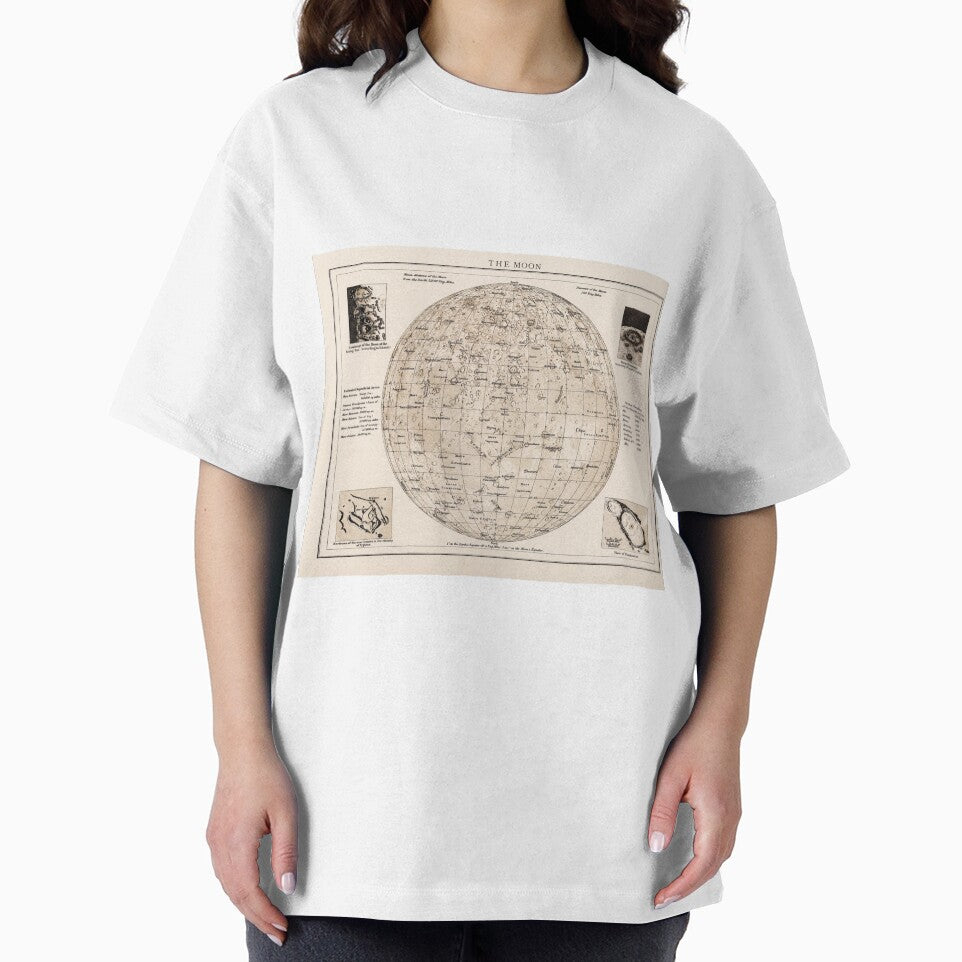 Vintage Map of The Moon (1900) by BravuraMedia