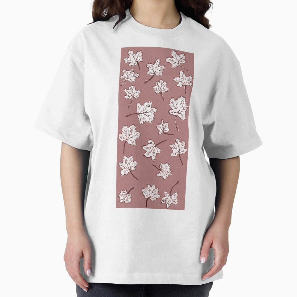 leaves pattern - brown by KarolinaSt