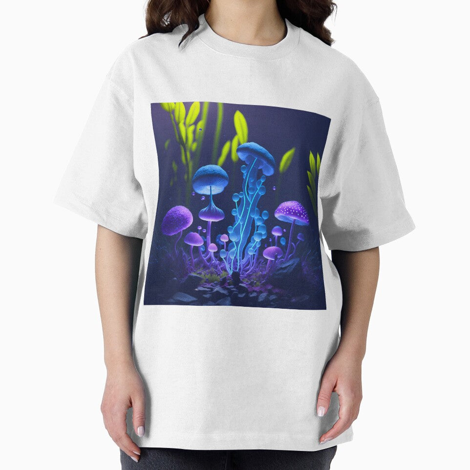Magic Mushrooms Blue And Purple - Mushrooms by internlvisions