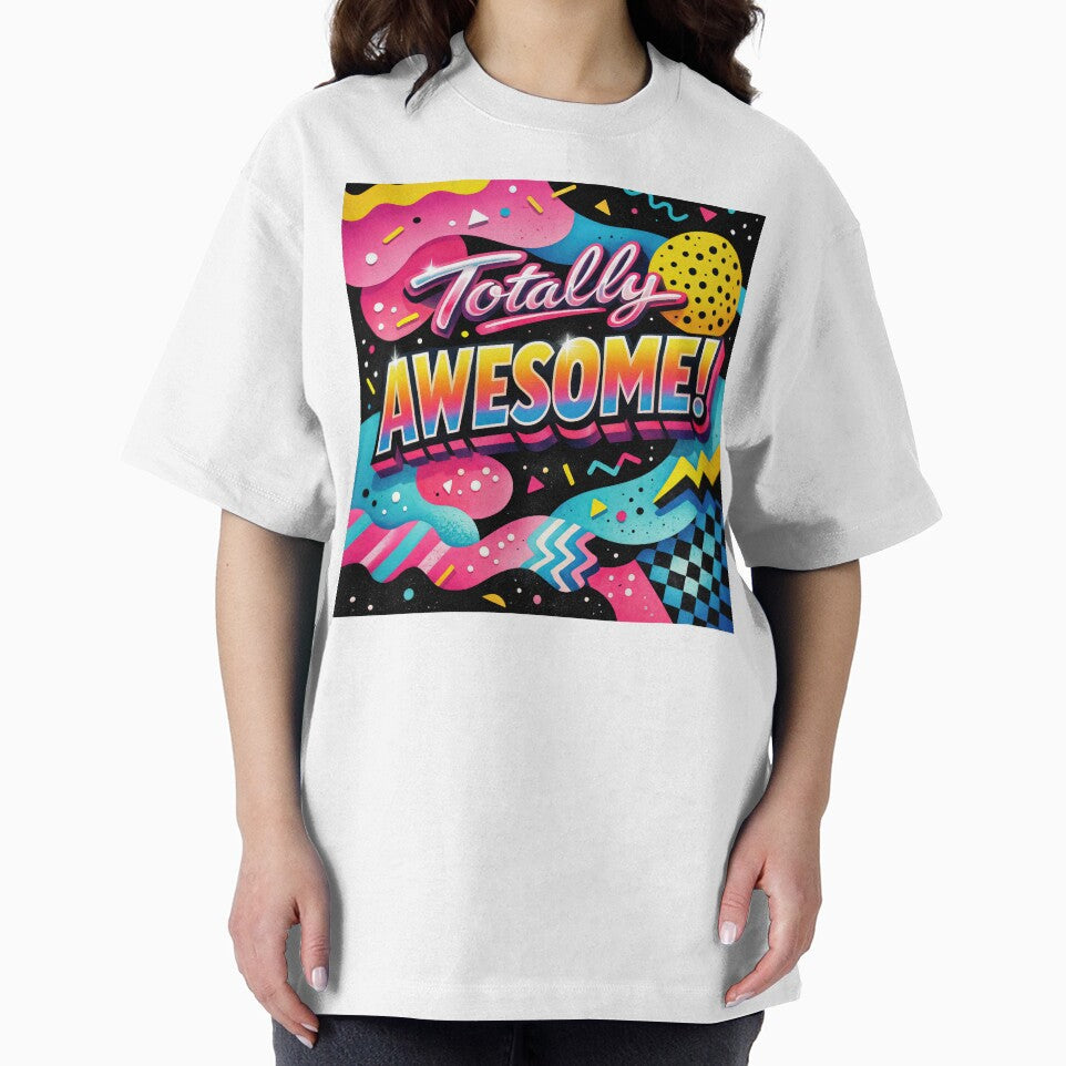 Totally AWESOME! – 80s Retro Pop Design by ForeverPrintsOK
