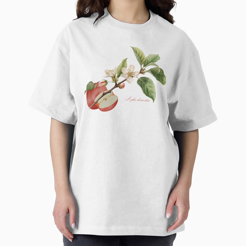 Malus domestica | Flowering Branch and Fruit Botanical Illustration by ChristinePartlow