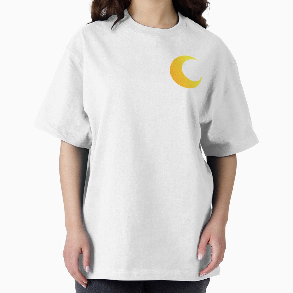 Simple and cute cartoon moon print by MariiaCreation