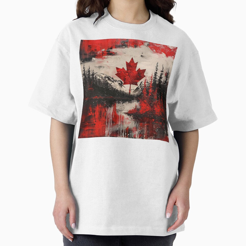Canadian Patriotic maple leaf print by dcrc
