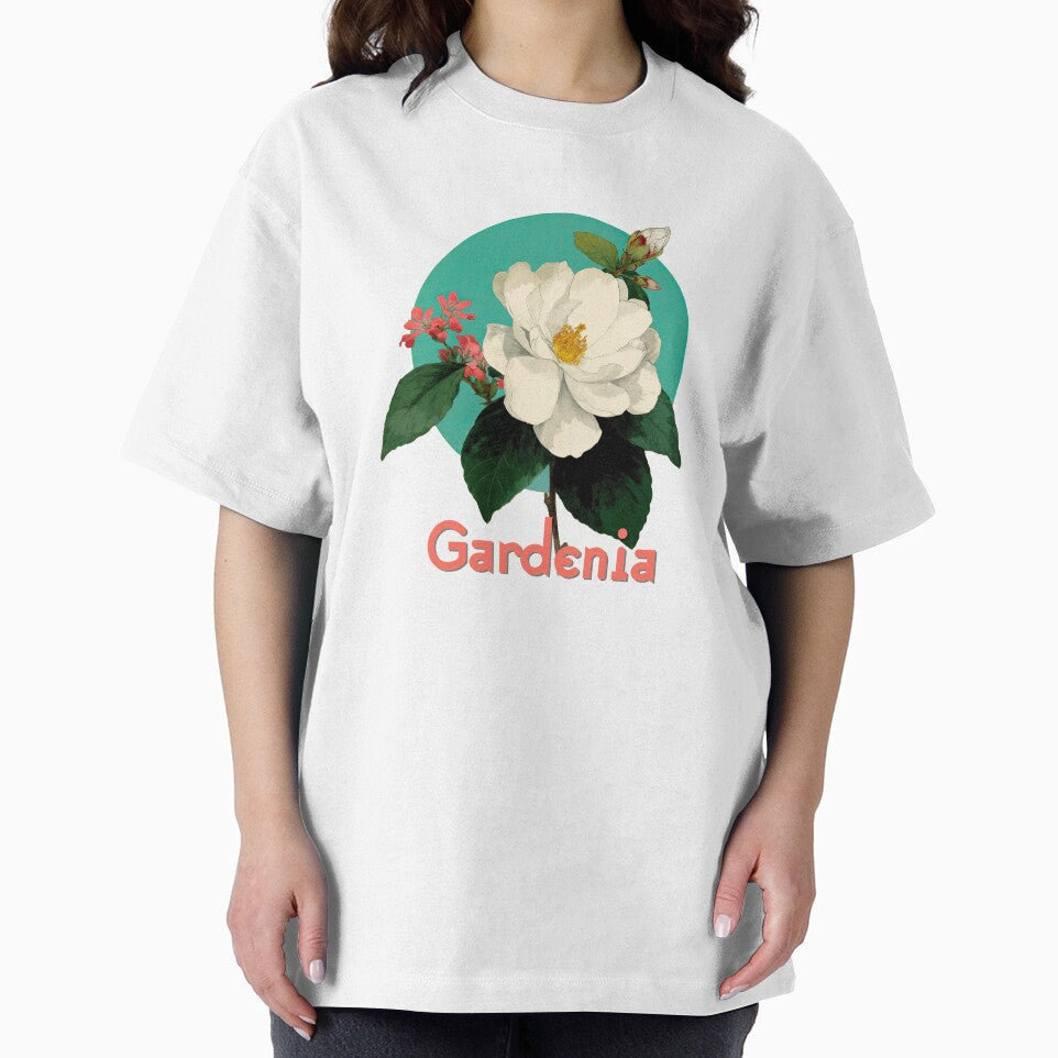 Gardenia Bloom Botanical Retro Art by ForeverPrintsOK