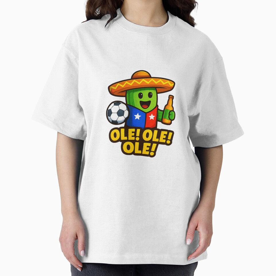 Ole Ole Ole Funny Football Cactus by Pixanova