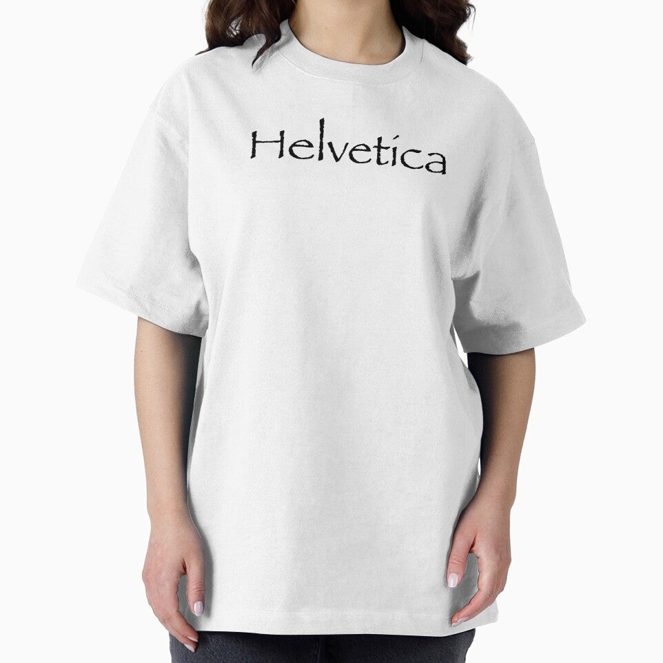 Helvetica in Papyrus - Black text by streetteamdsgn