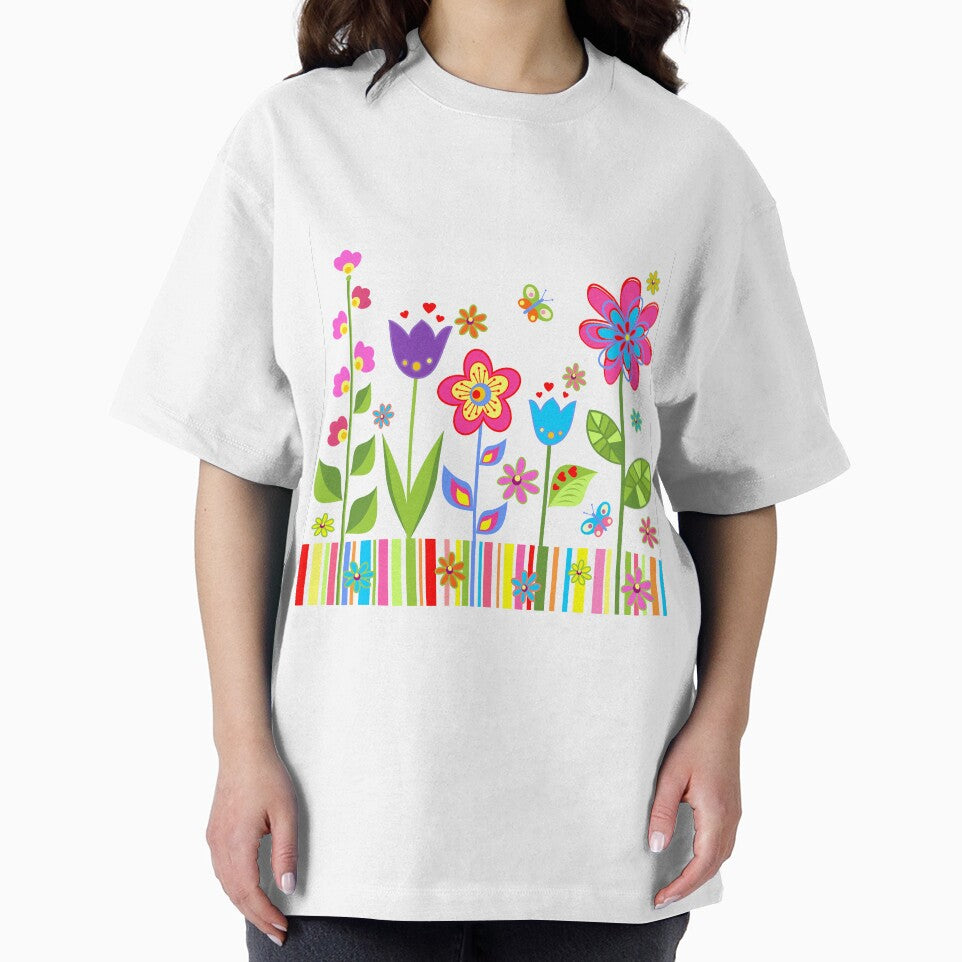 Multicolored Floral Garden Merchandise by cindyfordyce