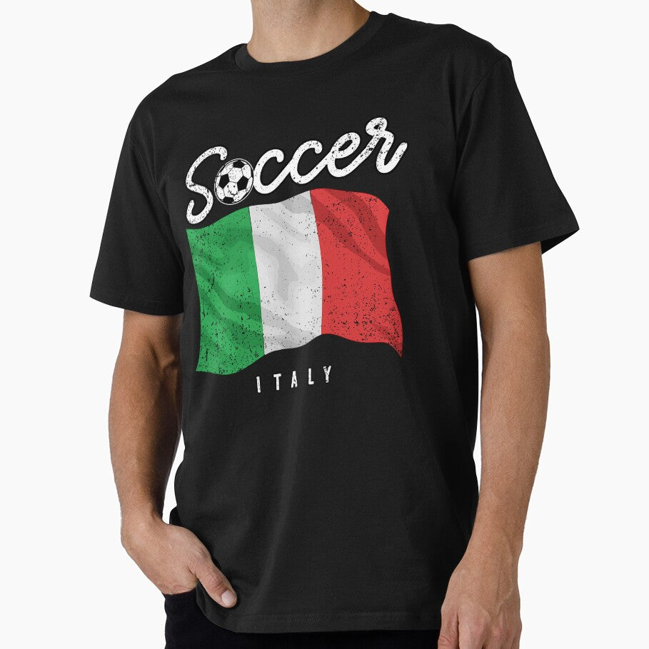 SOCCER TEAMS BIG FLAG - ITALY - Fans and Teams for Men and Women T-shirt by wallsandpatts