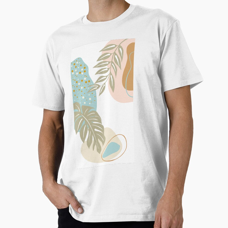 Botanical abstract leaf calm by lafagearts