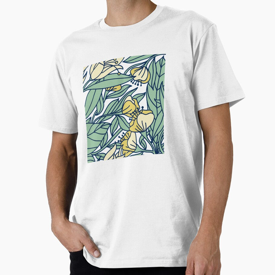 Beautiful Yellow Bold Floral Print by Dollfacedesign