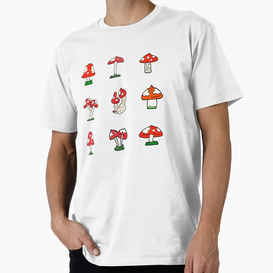 Packs of  9 cute mushroom art by vashumaso