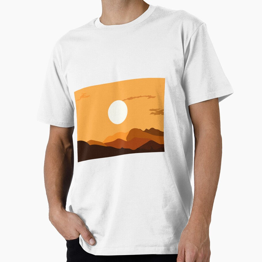 Sunset vector art illustration by AtonuHaque